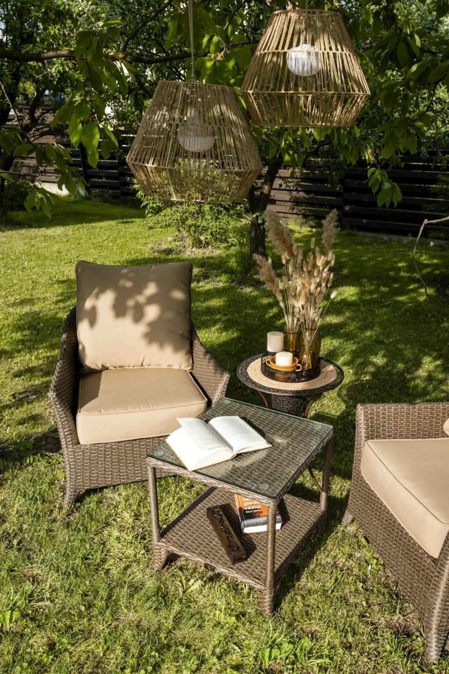 Lauko baldai "Mini ROMANTIKA" terasoms, kavinėms, viešbučiams, barams, SPA
