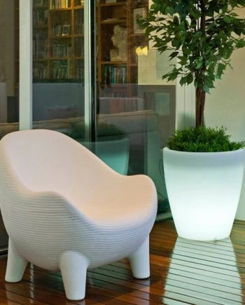 Šviečianti kėdė ARUBA, kavinėms, restoranams, biurams, terasoms, namams, SPA