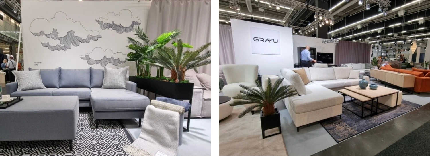 Dirbtiniai augalai verslui, dirbtiniai augalai, dirbtiniu augalu sienos